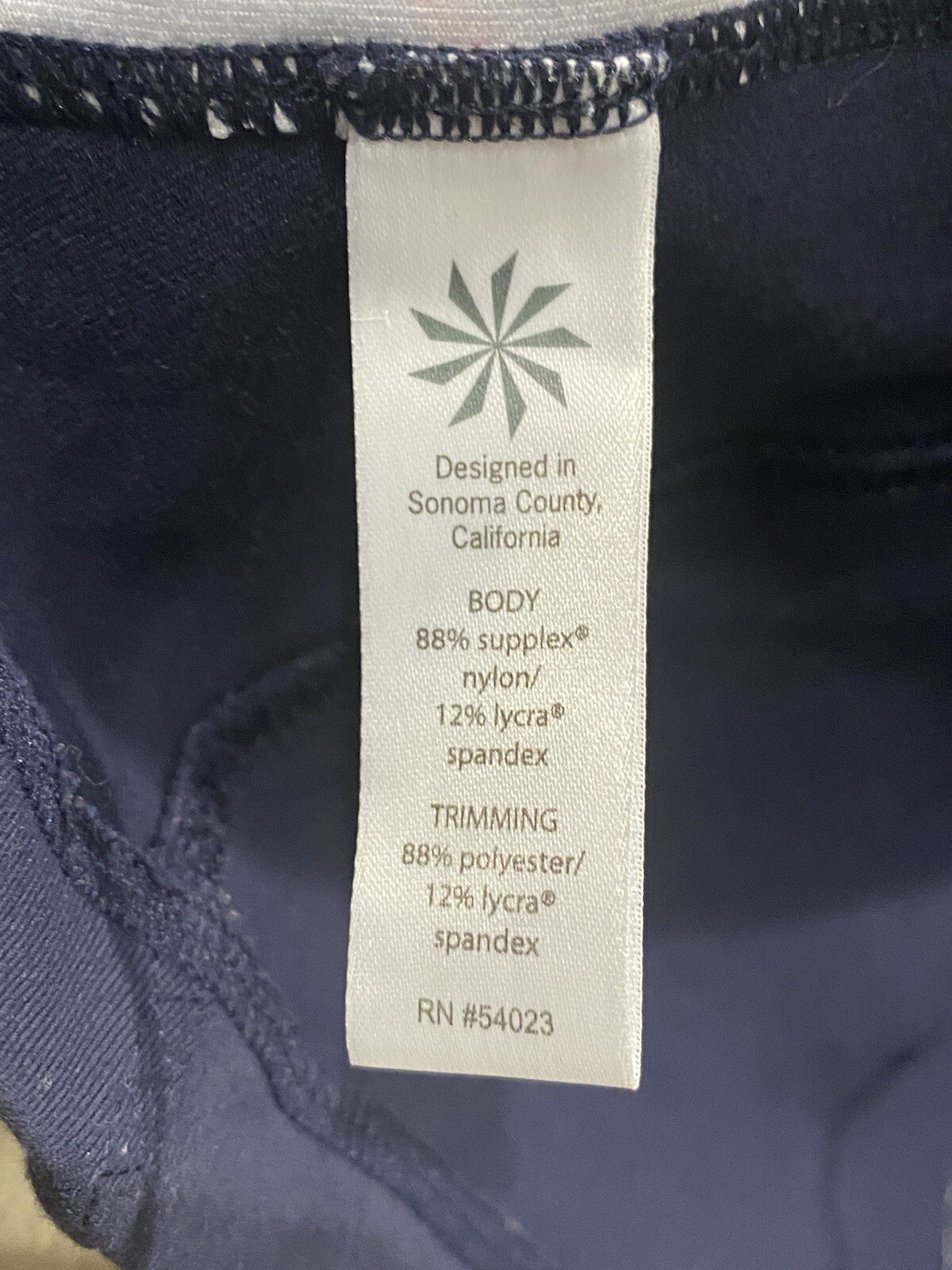 Athleta Super Impose Hope Jacket 2 Navy Blue Floral W… Gem