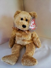 Ty Beanie Baby - CASHEW the Bear 8.5 Inch MINT with MINT TAGS, 4/22/2000 b day