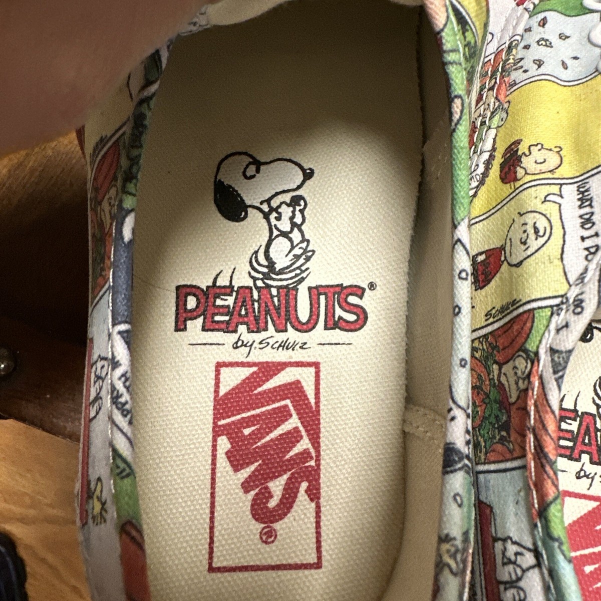 すぬ Vans x Peanuts SNOOPY Collaboration Sneaker American Comic | eBay