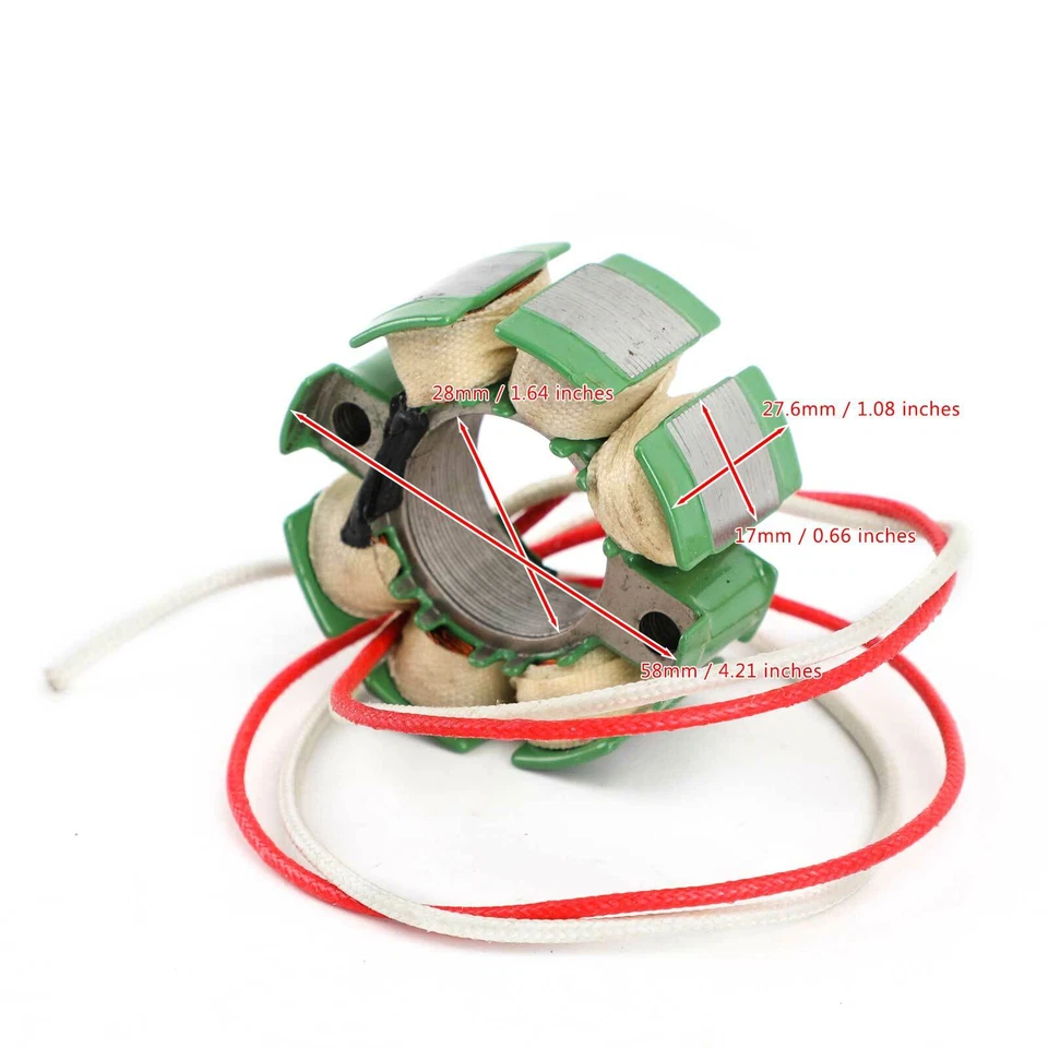 Estator generador Magneto apto para Honda CR125 R CR250 R CR500 R 1984-1985 1986 Foto 2 de 4