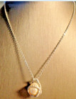 Vintage Swarovski(Swan Tag) LG. Faux Pearl wrapped N encrusted Crystals Necklace — photo 7