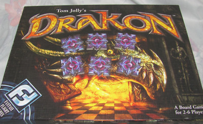 2006 Tom Jolly's Drakon Board Game Parts only, All 6 Hero Ability Counters