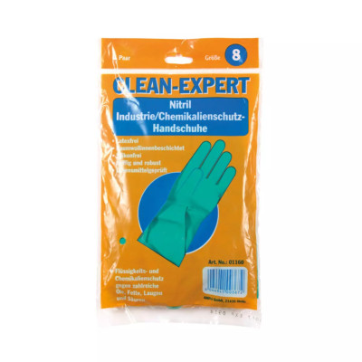 Ampri Clean-Expert Mehweg Nitril-Chemikalien-Schutzhandschuhe Grün S M L XL XXL