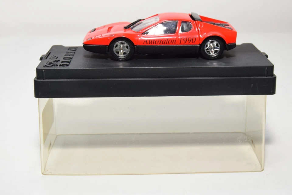B49 1:43 SOLIDO FERRARI BB AUTOSALON 1990 COLMENA ROJO SIN USAR, EN CAJA - Imagen 2 de 4