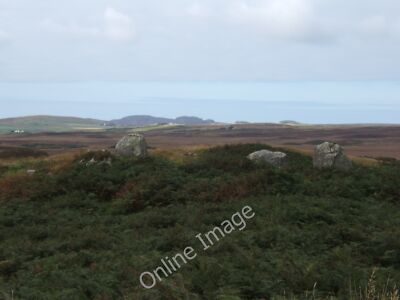 Photo 6x4 Moorland with Rocks Bruichladdich Northwest of Foreland House. c2009