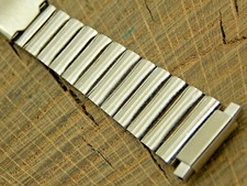Vintage NOS Unused Stainless Steel Deployment Watch Band Voguestrap 14mm-18mm