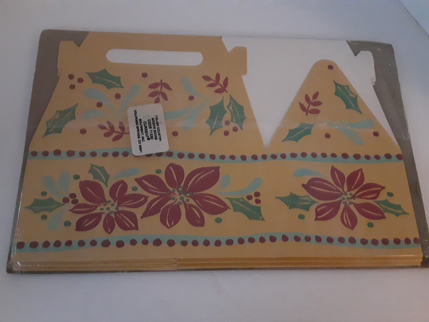 Es Set Of 3 Poinsettias