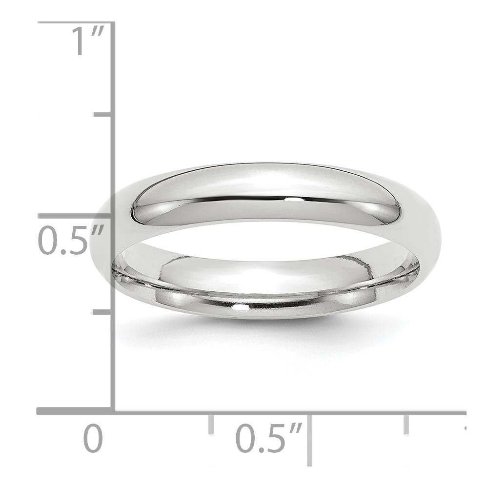 Platinum 4mm ComfortFit Wedding Band Ring for Men Size 9.5 eBay