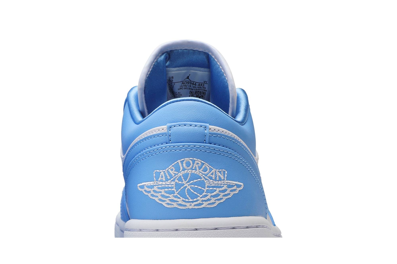 Size 6.5 - Air Jordan 1 Low UNC W for sale online | eBay
