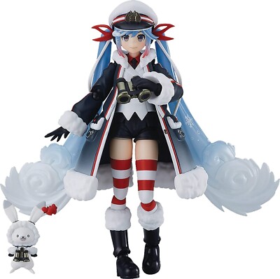 figma Hatsune Miku Snow Miku 2022 Grand Voyage ver. Action Figure