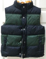 Vintage 2008 Gymboree NWOT Colorblock Quilted Puffer Vest  size S 5-6 years