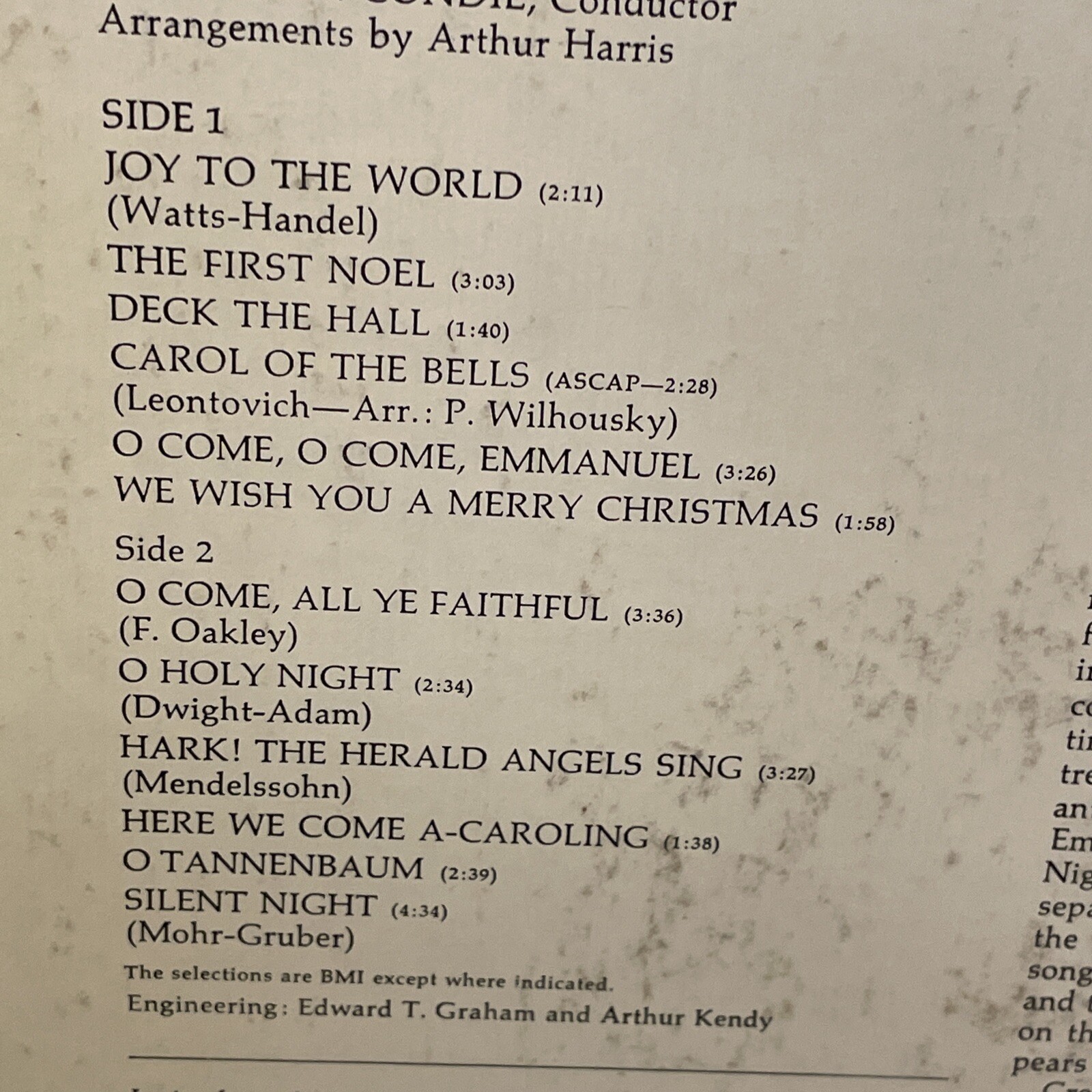 Joy To The World (Vinyl) Columbia Masterworks XM 30077 VG LP Record Album thumbnail 4