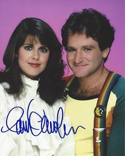 PAM DAWBER SIGNED AUTHENTIC 'MORK & MINDY' AUTHENTIC 8X10 PHOTO G w/COA ACTRESS