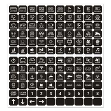 Nilight 120PCS Switch Panel Stickers For 6/8 Gang Switch Panel