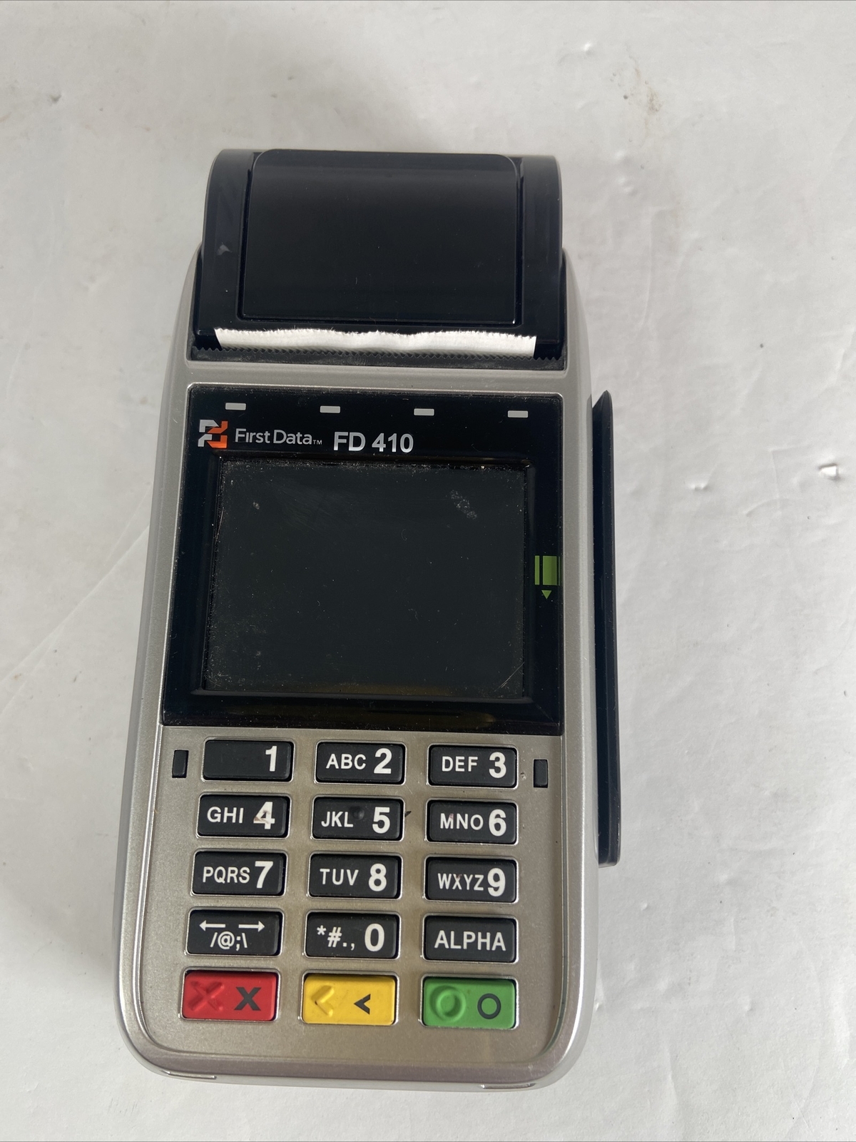 First Data FD410 Credit Card Terminal Untested NO CABLES UNIT ONLY ...