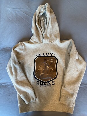 Ikks Kids Hoodie Sweatshirt Grey Perfect Condition