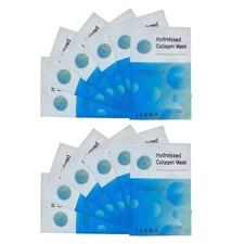 JASNA Hydrolyzed Collagen Facial Mask 10 Pack BRAND NEW Face Pearl Anti Aging