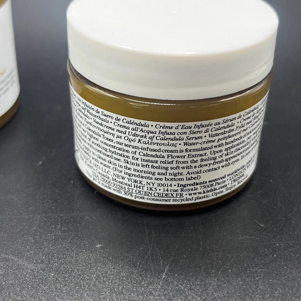 Crema de agua con infusión de suero de caléndula Kiehl's ~ 1,7 oz líquida o 3,4 oz líquida Foto 4 de 4