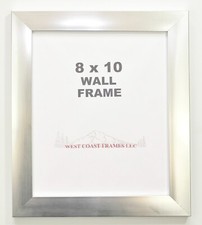 70215 Silver Contemporary Poly Picture Frame - Clear Glass