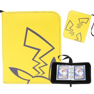pokemon card holder book target Amazon.com: 1280+ Cards 20 Pocket Card Binder Collector Card Album - Pages  Compatible with Pokemon Cards, Sports Cards, Yugioh, MTG and Other TCG