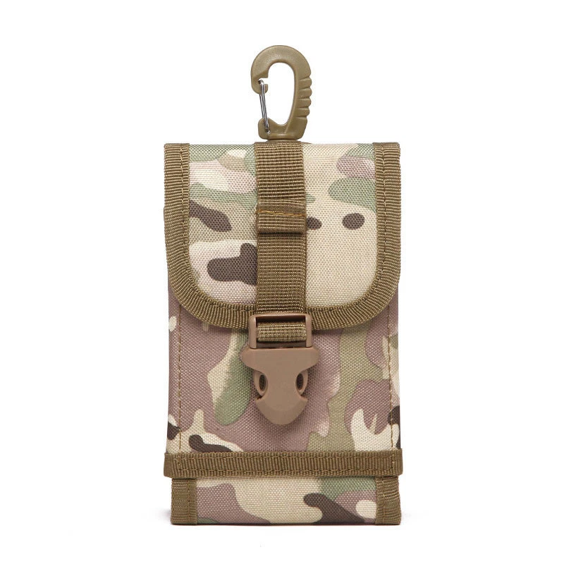 Universal Army Camo Holster Bag Belt Loop Hook Pouch Case Cover For Mobile Phone - Image 4 of 4