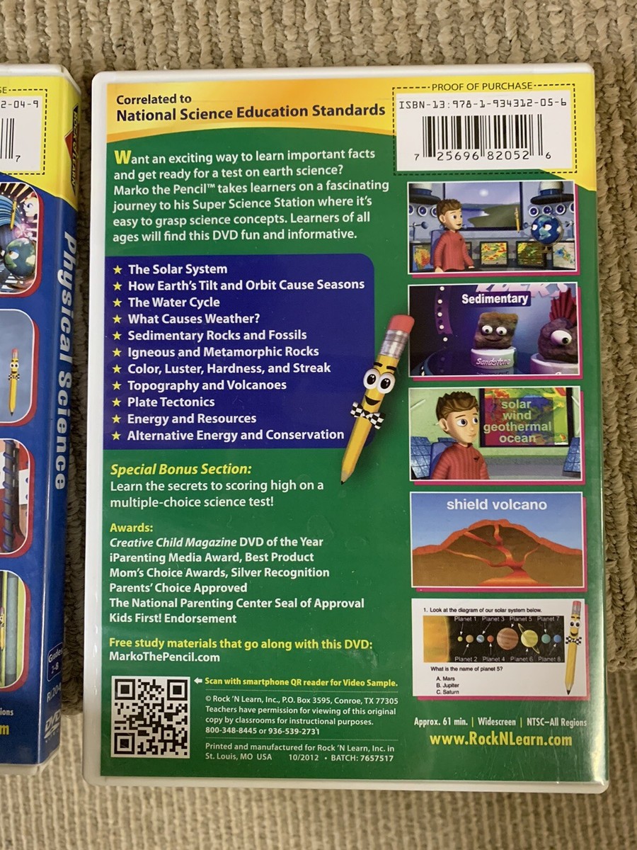 ROCKNLEARN 子供　教育DVD ライフサイクル　科学　人体　地球 ROCKNLEARN 子供 教育DVD ライフサイクル 科学 人体 地球