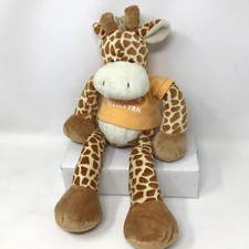 Gund Virginia Wesleyan Shirt Plush Giraffe Beanie Sitting Long Legs