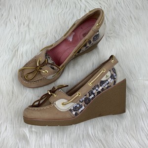 sperry wedge heels