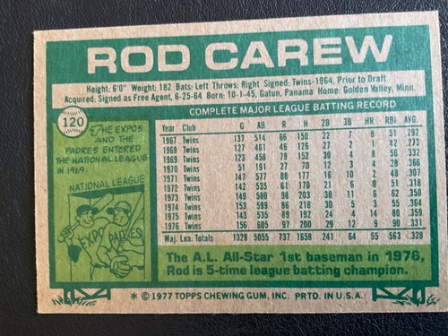 1977 TOPPS BASEBALL 111-220 PICK CARDS YOU WANT - Picture 45 of 489