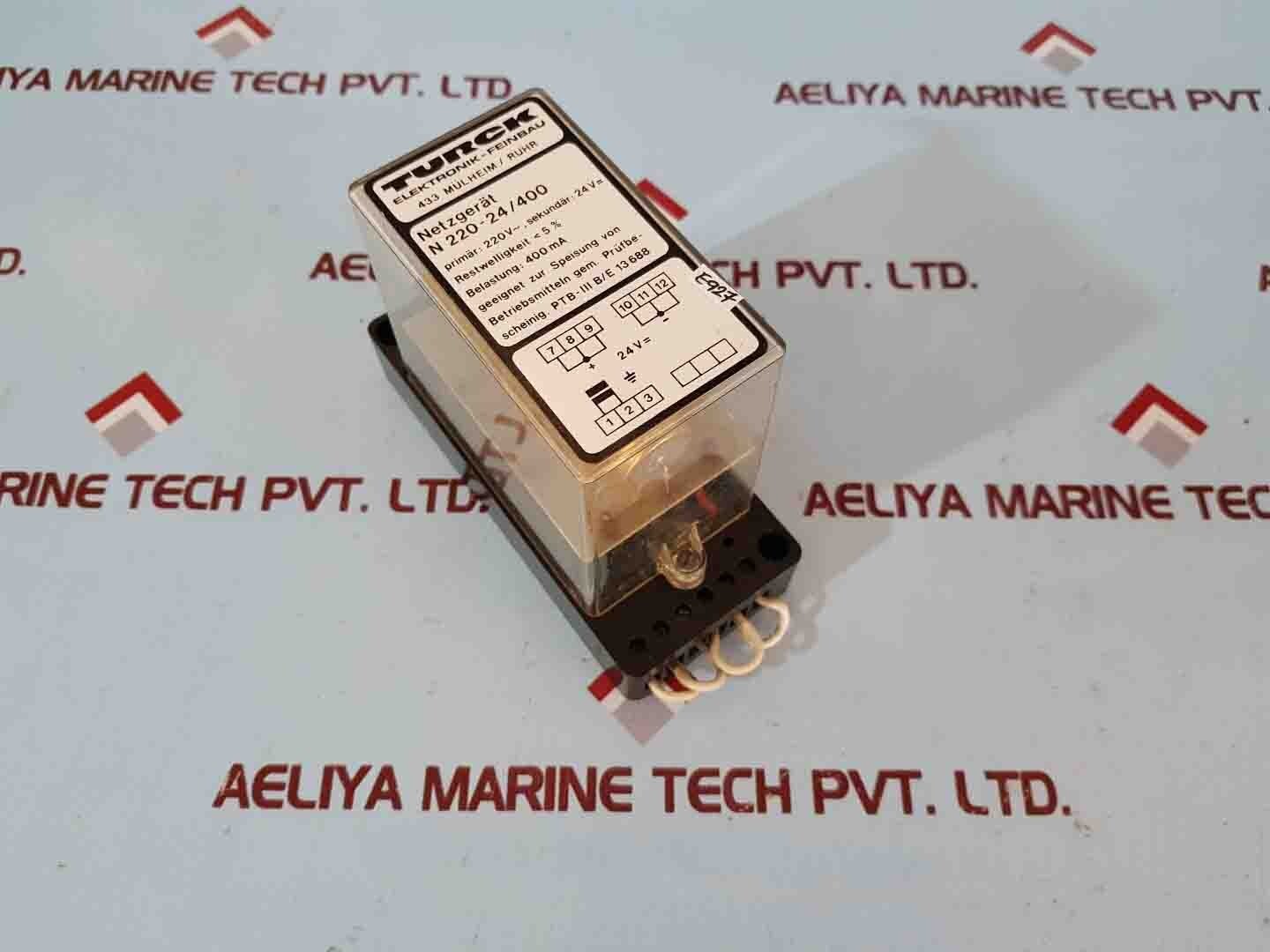 Turck N 220-24/400 Power Supply Unit 400MA