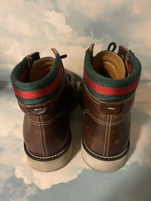Gucci 353417 Ankle High Boots Gucci Waterproof Red Size 8.5  display picture 2