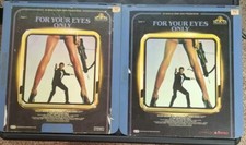 James Bond 007 For Your Eyes Only CED Video Disc 1 And 2 1982 Rodger Moore