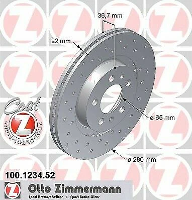 Disques de frein Zimmermann pour auto