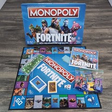 Fortnite Edition Monopoly Board Game Hasbro Gaming Complete In Box 2018 