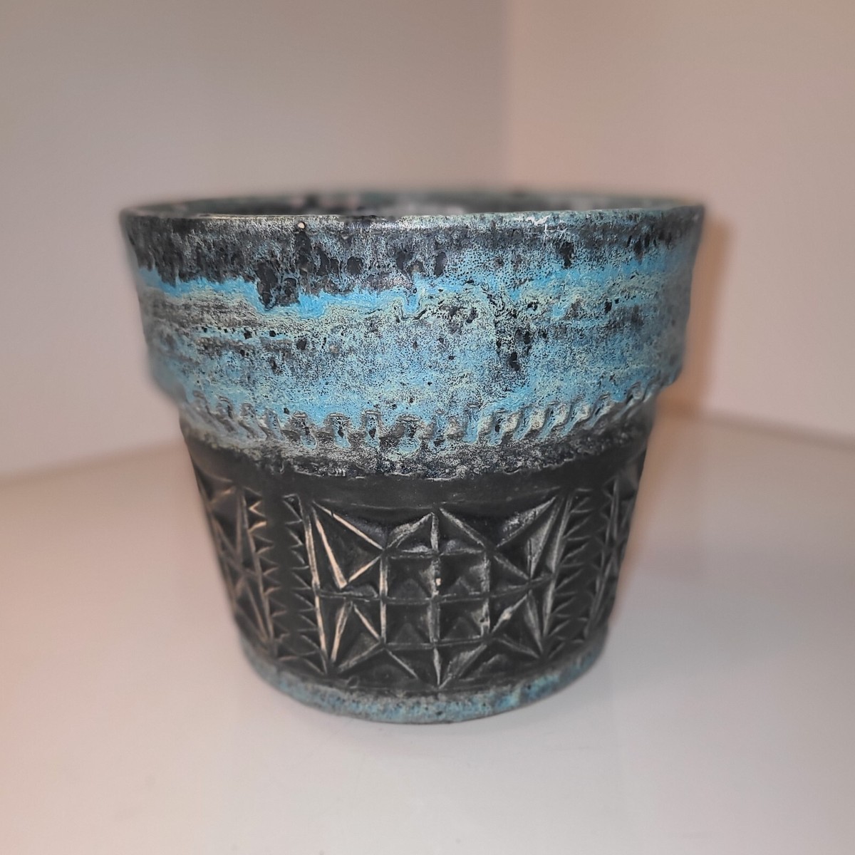 希少 USA アンティークWESTMORELAND ジェダイアシュトレイ Vintage Jasba Keramik West German Pottery Planter Mid