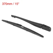 Rear Windshield Wiper Blade Arm Set for Peugeot 206 1998-2011  - 370mm 15inch