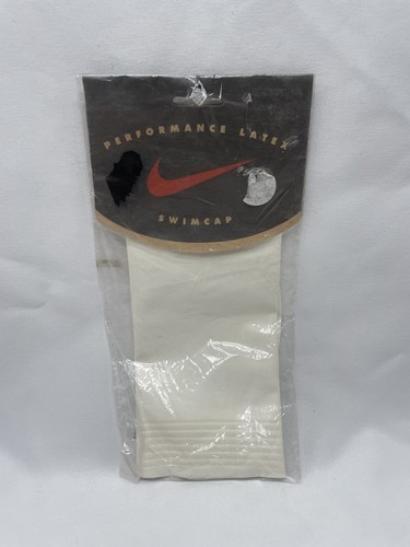 Vintage Nike Swim Cap One Size White Y2K New In Package