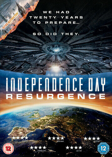 Independence Day: Resurgence (DVD, 2016) Liam Hemsworth, Emmerich (DIR) cert 12