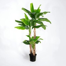 Blooming Artificial - Giant Faux XL Musa Basjoo Banana Tree - Indoor Palm Plant