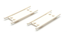2 x LEGO® 93140 Minifiguren-Zubehör,Krankentrage,Bahren in weiß Krankenhaus Neu