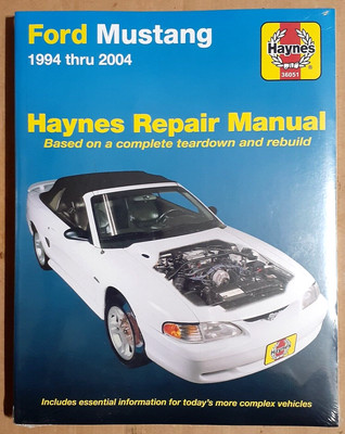 Haynes Ford Mustang 1994-1997/1998/1999/2000/2001/2002/2003/2004  Repair Manual