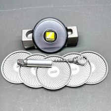 RARE Vintage NIKON 5 Coaster Set with Caddy, Bottle Opener and Cork Screw