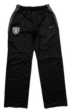 Nike Las Vegas Raiders Lightweight Sideline Track Pants. Mens L. Black. NFL.