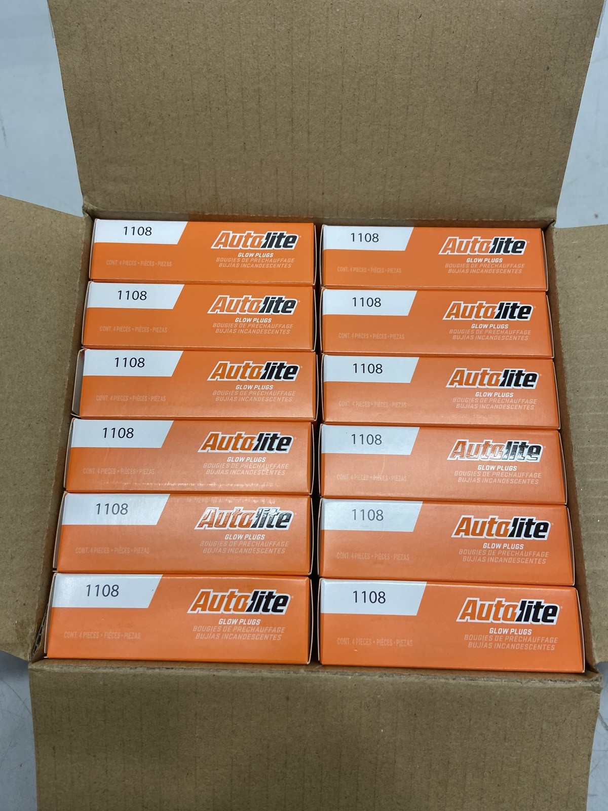 Lot of 12 Autolite Glow Plug4 Pack-1108