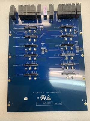   TS4V PCIe x4 SFF Test Board 12 Slot Backplane High Speed Industrial PCB