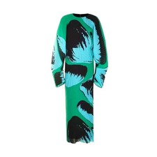 Plissé Pleated Women' Long Maxi Dress One Size