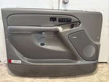 03 04 04 06 Suburban Tahoe Denali Silverado Front Drivers Side Door Panel Gray 03 04 04 06 Suburban Tahoe Denali Silverado Front Drivers Side Door Panel Gray