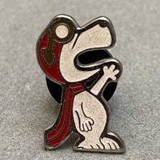 Vintage Snoopy Peanuts rare Northrop Grumman Employee Pin Tie Tac NASA Pilot