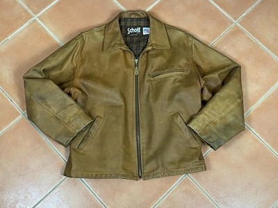 Sehr seltene Schott Jacke Mdl 146 Half Belt Jacket Größe 48 oder XL