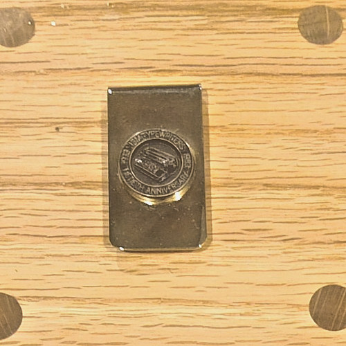 Vintage 1BM Typewriter 1933-1983 50th Anniversary Gold toned Money Clip